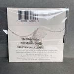 The 2 Bandits Athens Necklace Silver Iridescent Bar Pendant Womens Photo 4