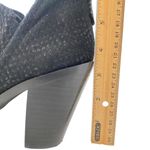 Jeffrey Campbell Rosee Bootie Black Suede Leather Stacked Heel Bootie Women's 10 Photo 10