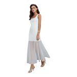 COMMENSE Sheer Satin Overlay Long Dress
COLOR Photo 1