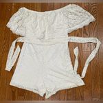 Fashion to figure  White Lace Romper Photo 8