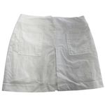 Lilly Pulitzer Skirt Womens 10 White Stretch A Line Patch Pockets Side Zip Photo 1