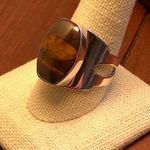 Sterling Silver JAY KING Desert Rose Tigers Eye Cabochon Ring Sz 11 Photo 8