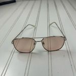 Gold Wire Frame Aviator Sunglasses ā Brown Tinted Lenses Photo 5