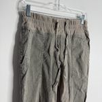 James Perse  Women’s Mixed Media Pant Jogger Linen Cotton Blend Small (1) Neutral Photo 7