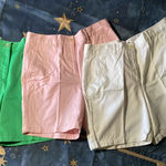Lauren Ralph Lauren Highwaisted Shorts Size 5 (Set of 3) Pink Photo 0