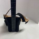 Candie's CANDIE’S‎ Women’s Peep Toe Black Block Heel Sandals Size 8.5 Photo 6