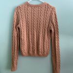 American Eagle  Light Brown Cable Knit Sweater Photo 1