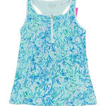 Lilly Pulitzer Canna Bra Tank Top UPF Surf Blue Soleil It To Me Size Small NWT Photo 0