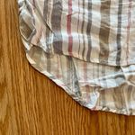 Japana Striped White Button Photo 7