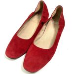 Eileen Fisher Winn Suede Pump in Cerise Red Size 8 Photo 7