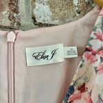 Eliza J  Pink Floral Ruffle Chiffon Midi Dress, 14 Photo 3