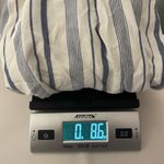 Hollister ‎ striped wrap romper white and blue striped size medium Photo 5