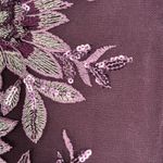 Alex Evenings  Dress Women 8 Plum Purple Floral Lace Sequin Sheath Cocktail Party Photo 6