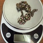 Vintage Unsigned Pastel Rhinestones Gold Photo 12