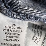 Evereve  The Ever Straight Ankle Jeans Medium Wash Mid Rise Stretch Denim Size 25 Photo 9