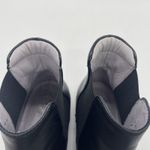 Johnston & Murphy  Womens 8 Booties Black Leather Flat Sole Slip On Soft Chelsea Photo 12