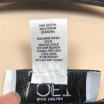 Loft  Maternity Women’s Boho Floral Faux Wrap White Black Long Sleeve Shirt Photo 7