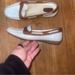 Nine West  Loafers White With‎ Brown Leather Women's 7 Photo 1