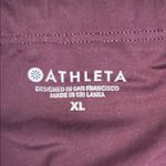 Athleta Women's Eggplant (Purple) Athletic Leggings w/rear zipper pocket XL Photo 2