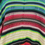 Ralph Lauren Lauren  Tribal-Aztec Linen Blend Crochet Open Cardigan Shawl OS‎ Photo 6