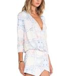 For Love & Lemons ole pastel print mosaic top and skirt set Photo 7