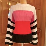 Lavishly Paris NWT, Women’s Colorblock Drop Shoulder Sweater. Photo 2