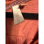 Pilcro  Anthropologie VNeck Long Sleeve Blouse Burnt Orange Light Weight Size S Photo 3