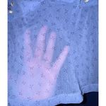 Tommy Hilfiger Vintage Y2K Tommy Jean Sheer Embroidered Baby Tee Top Small Floral Cottage Fairy Photo 6