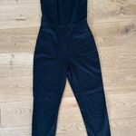 Reformation - Fitted Open Back Sleeveless Jumpsuit in Black Photo 0