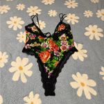 Victoria's Secret Victoria Secret Floral Lace Bodysuit & Matching Robe Photo 1