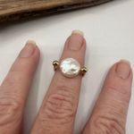18K Gold Baroque Pearl Ring – Non Photo 2