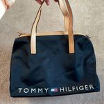 Tommy Hilfiger Black Nylon Tote Bag Photo 0