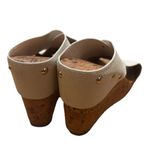 Montego Bay Club Tally Women's 8 Cross Cross Slide Sandal Cork Platform Wedge Photo 3