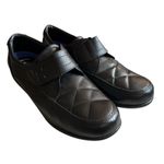 Womens Dr. Scholl's Black Leather Hook & Loop Closure Photo 1