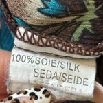 Euro 100% Silk Flowy Top Size M Photo 5