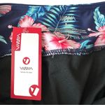 NWT Viordia 9" High Waisted Long Swim Board Swim Shorts with Pockets Blue Size L Photo 3