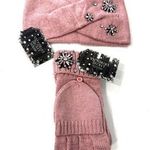 Victoria's Secret  Winter Angel Collection Snowflake Sparkle Head Wrap + Gloves Photo 0