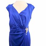 Jones New York Royal Blue Midi Dress with Jewel Detail Sz 12 Photo 2