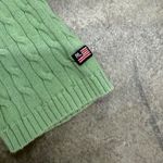 Vintage Polo Ralph Lauren Sport flag cable knit green retro y2k sweater Size L Photo 1