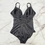 MiracleSuit  Temptation One Piece Cappadocia Black Gold Size 12 Underwire Slim Photo 2
