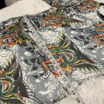 Ed Hardy  Mesh Ruched Dress in Dragon Wings Size 1X NWT Photo 3