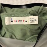 NEW! Women's Sage Olive Green Shot Onesie Jumpsuit Romper Size XL X Photo 2