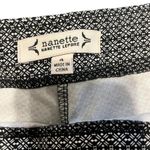 Nanette Lepore  black and white pull on shorts size 4 Photo 4