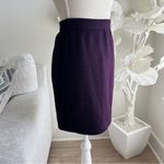 St. John  Elegant Purple Women's Knit Mini Skirt Photo 1