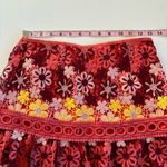 Saylor  Vero Pink Multicolor Floral Embroidered Lace Top and Skirt Set Size Small Photo 11