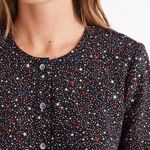 Madewell  • Studio Ruffle-Hem Top in Starry Night Photo 2