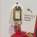 Piper K | Heart Bag Charm w/ Zipper Pocket Red Photo 7