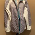 Avalanche NWT  Outcross Hybrid Hoody silver grey/white/bright teal XL Photo 11