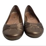 BARE TRAPS, Narizona Style, gold color, 7.5 flats, slip on, leather/man-made Photo 0