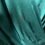 Anthropologie Reem green Silk cocktail holiday party Dress 10 designer Photo 5